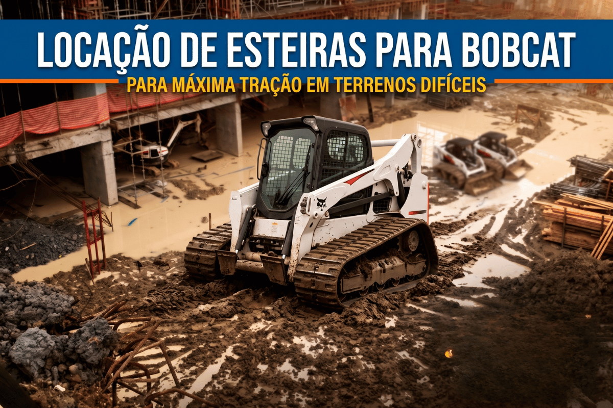Locação de Esteiras para Bobcat