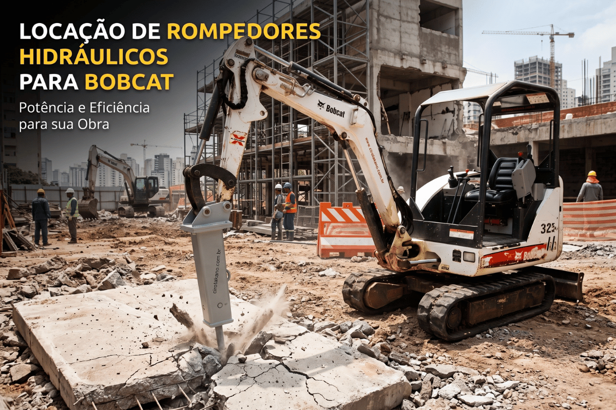 Locação de Rompedores Hidráulicos para Bobcat