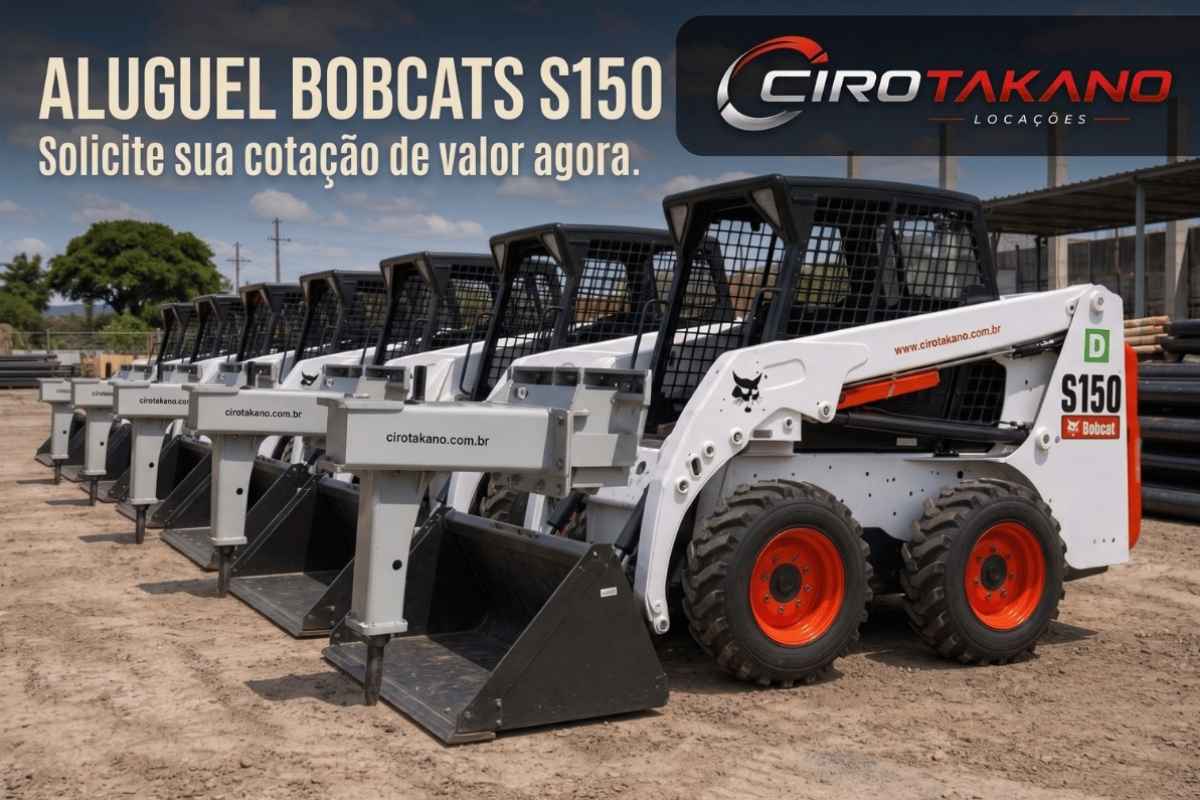 Aluguel de Máquinas Bobcat para Obras | Ciro Takano